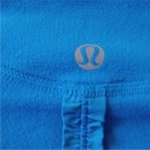 Lululemon U-Turn Half Zip Pullover Track Jacket Silver in Beaming Blue - Picture 7 of 13